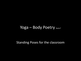 Yoga – Standing Poses - Narragansett Schools