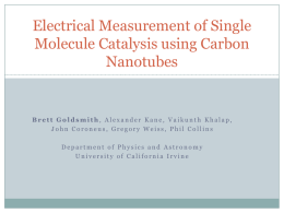 Electrical Measurement of Single Molecule Catalysis using