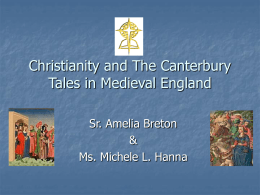 Christianity and The Canterbury Tales in Medieval England