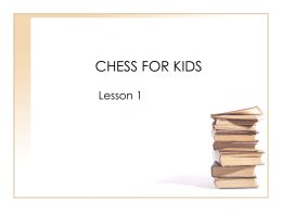 CHESS FOR KIDS - I <3 Math