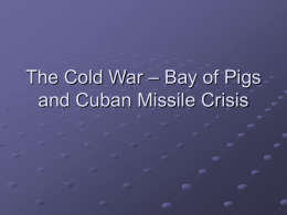 The Cold War – Part II