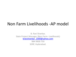 Non Farm Livelihoods -AP model