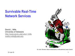 Survivable Real-Time Network Services