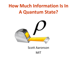 The Learnability of Quantum States