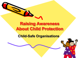 Awareness Raising Regarding Child Protection