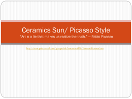 Ceramics Sun/ Picasso Style - Irvine Unified School District