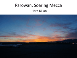 Parowan, Soaring Mecca - Caesar Creek Soaring Club