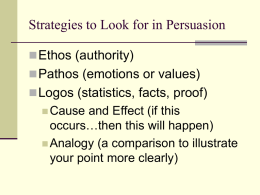 Logs, ethos & pathos quiz slideshow