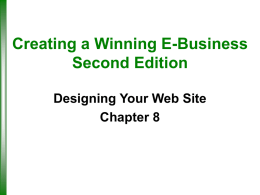 Creating a Winning E-Business