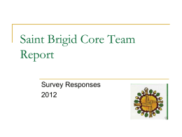 Saint Brigid Core Team Report
