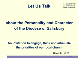 Communications - Diocese of Salisbury