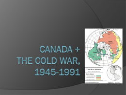 Canada and the Cold War, 1945-1957