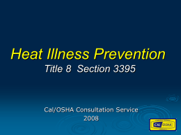 heat illness 2008