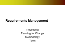 Requirements Management