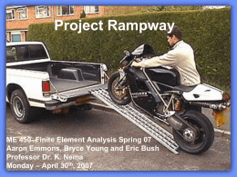 Project Rampway - Engineering and Technology IUPUI