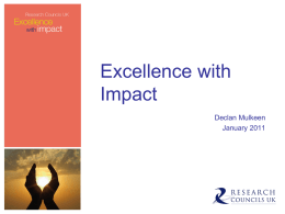 Excellence with Impact
