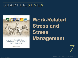 Stress Management - University of Winnipeg