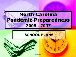 Pandemic Preparedness 2006