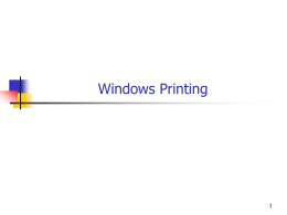 Windows Printing - University of South Florida