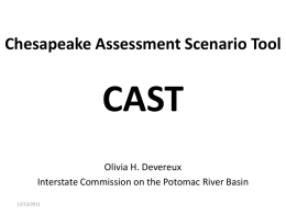 Chesapeake Assessment Scenario Tool CAST