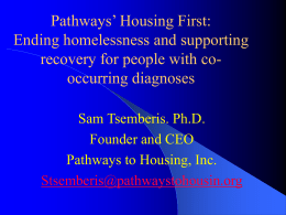 Pathways to Housing - Community development