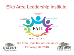 Elko Area Leadership Institute