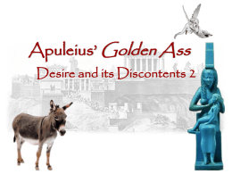Apuleius’ Golden Ass - harvey.binghamton.edu