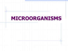 MICROORGANISMS