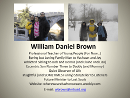 William Daniel Brown