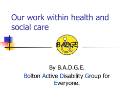 Bolton Active Disability Group For Everyone (LINks