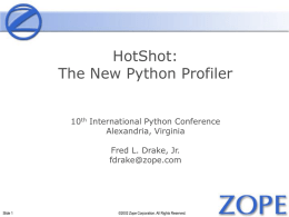 HotShot: The New Python Profiler