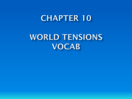 Chapter 10 World In Transition