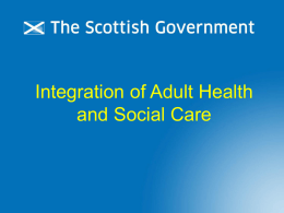 Integration of Health and Social Care