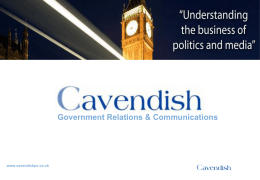 Cavendish credentials