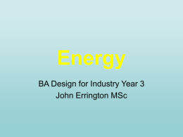BA Design for Industry