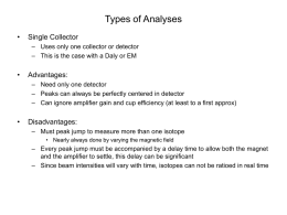 Types of Analyses