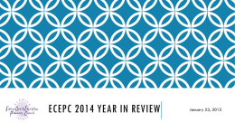 ECEPC 2014 In Review - Alameda County, California