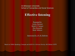 Diapositive 1 - Al Akhawayn University