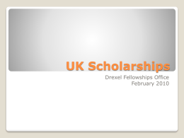 UK Scholarships - Drexel University