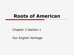 Roots of American