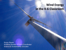Wind Wisdom for School Power…Naturally