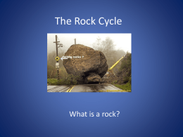 The Rock Cycle - Treynor Schools