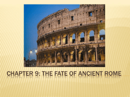 Chapter 9: The Fate of Ancient Rome