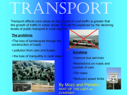 Transport - Geography