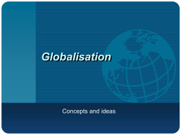 Globalisation - Cheung Chuk Shan College
