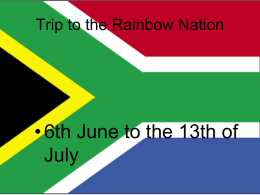 Trip the The Rainbow Nation