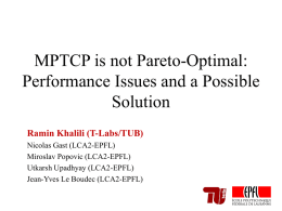 OMPTCP: an opportunistic Multipath TCP algorithm