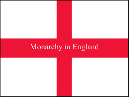 Monarchy in England