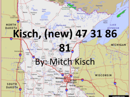 Kisch, Final Atlas Project