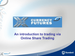 JSE Currency Futures